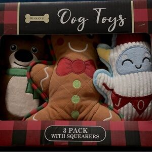 Woof Dog Toys - 3 pack with squeakers